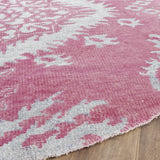 Safavieh Stone Wash 6'-0" x 6'-0" Rug in Fuchsia