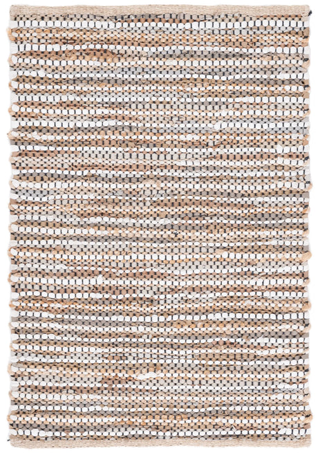 Safavieh Vintage Leather 2'-0" x 3'-0" Rug in Beige / Ivory
