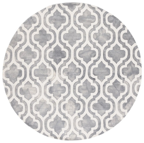 Safavieh Dip Dye 5'-0" x 5'-0" Rug in Grey / Ivory