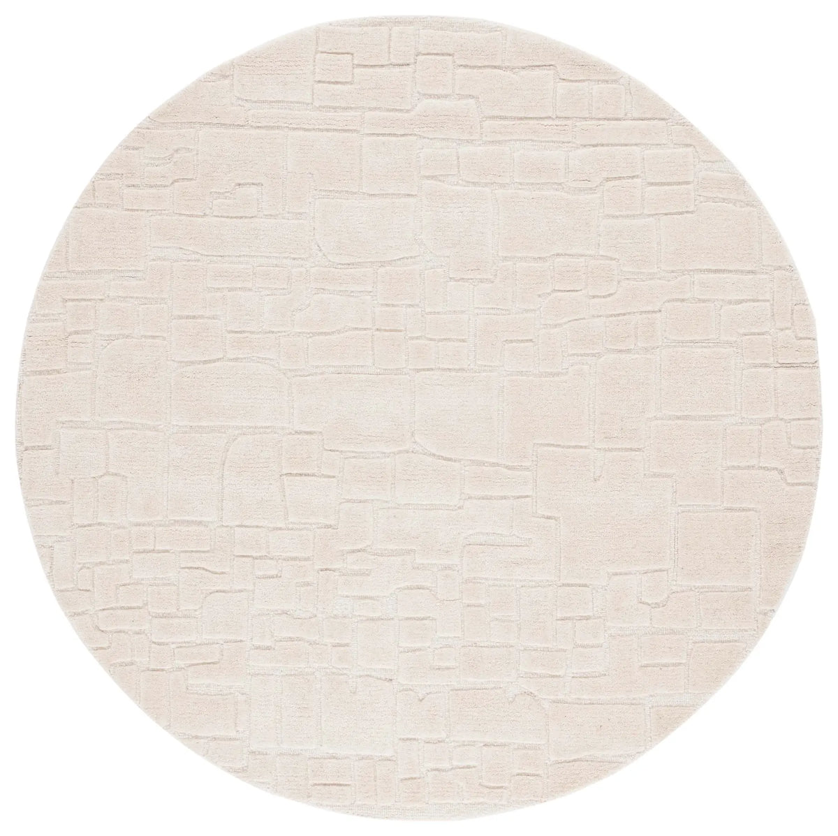 Safavieh Manhattan 6'-0" x 6'-0" Rug in Ivory