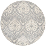 Safavieh Blossom 6'-0" x 6'-0" Rug in Light Grey / Ivory