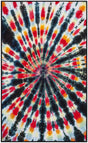 Safavieh Paint Brush 3'-3" x 5'-3" Rug in Black / Coral