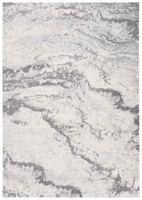 Safavieh Tulum 4'-0" x 6'-0" Rug in Ivory / Grey