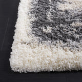 Safavieh Fontana Shag  800 4'-0" x 6'-0" Rug in Ivory / Grey