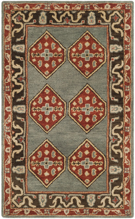Safavieh Heritage 3'-0" x 5'-0" Rug in Blue / Charcoal