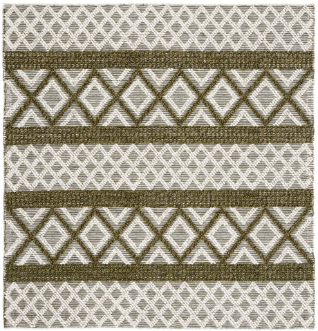 Safavieh Vermont 6'-0" x 6'-0" Rug in Ivory / Dark Green