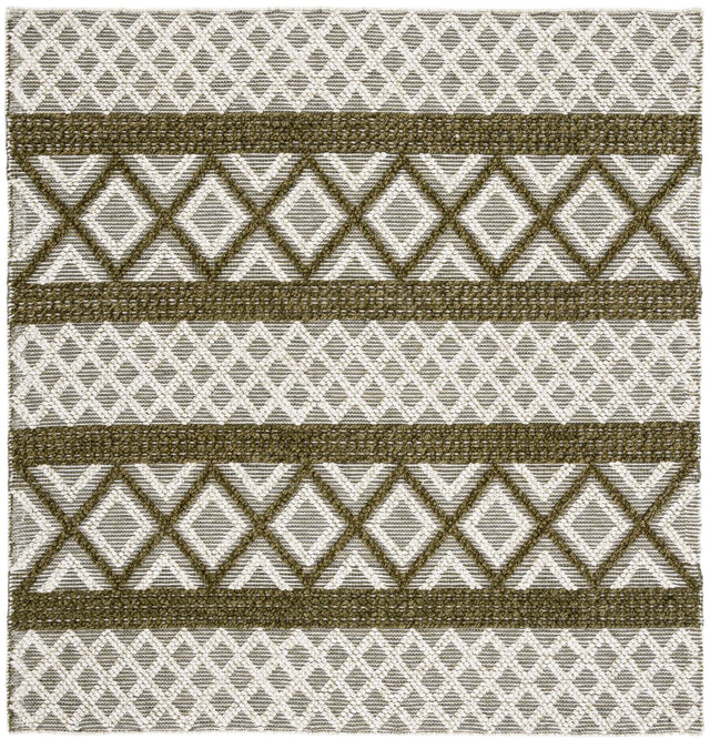 Safavieh Vermont 6'-0" x 6'-0" Rug in Ivory / Dark Green