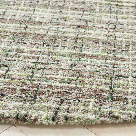 Safavieh Abstract 6'-0" x 6'-0" Rug in Brown / Green