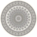 Dynamic Rugs Ancient Garden 57090 Cream / Grey Rugs - Round