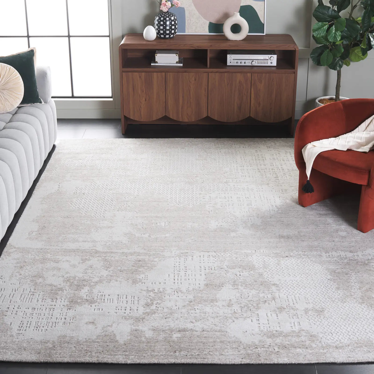 Safavieh Mirage 10'-0" x 14'-0" Rug in Grey / Ivory