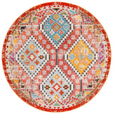 Safavieh Madison 6'-7" x 6'-7" Rug in Rust / Pink