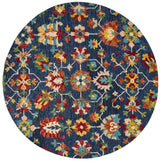 Safavieh Aspen 5'-0" x 5'-0" Rug in Navy / Red