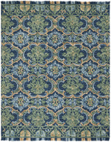 Safavieh Blossom 10'-0" x 14'-0" Rug in Navy / Green