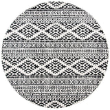 Safavieh Tulum 10'-0" x 10'-0" Rug in Ivory / Black