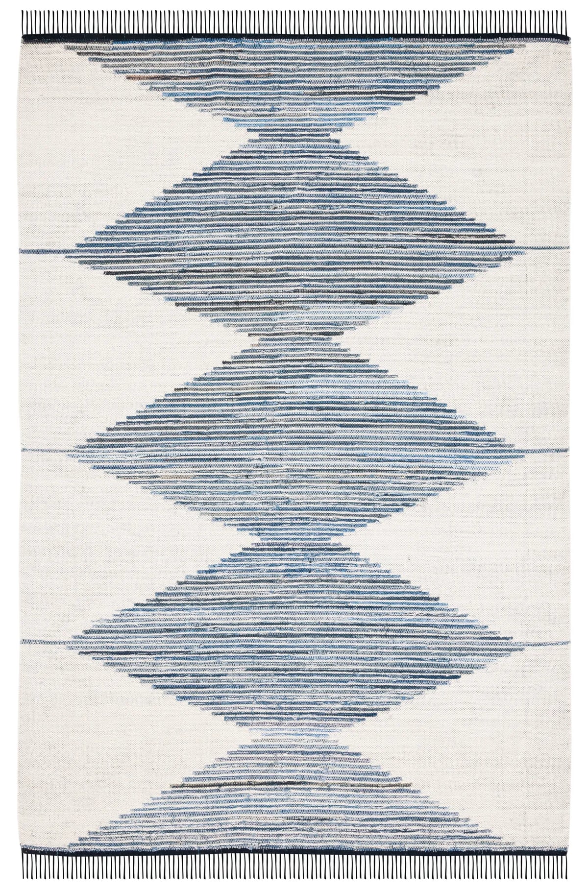 Safavieh Kilim 4'-0" x 6'-0" Rug in Ivory / Blue