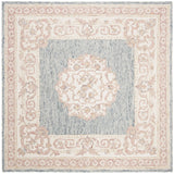 Safavieh Aubusson 6'-0" x 6'-0" Rug in Blue / Pink