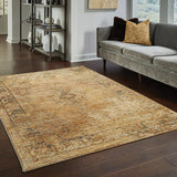 Oriental Weavers Sphinx Andorra 6845D Gold/Brown Rugs - room scene