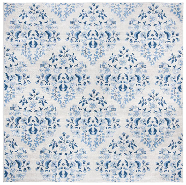 Safavieh Brentwood 6'-7" x 6'-7" Rug in Cream / Blue