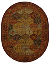 Safavieh Heritage 7'-6" x 9'-6" Rug in Multi / Red