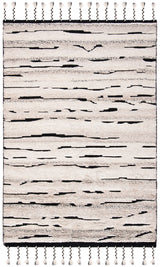 Safavieh Casablanca 4'-0" x 6'-0" Rug in Charcoal / Ivory