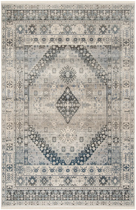 Safavieh Vintage Persian 4'-0" x 6'-0" Rug in Grey / Blue