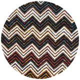 Safavieh Nantucket 4'-0" x 4'-0" Rug in Ivory / Black