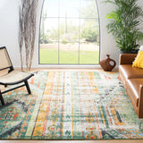 Safavieh Madison 10'-0" x 14'-0" Rug in Green / Orange