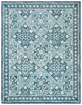 Safavieh Trace 10'-0" x 14'-0" Rug in Navy / Light Blue