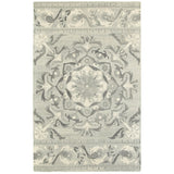 Oriental Weavers Sphinx Craft 93001 Ash / Ivory Rugs - main flat