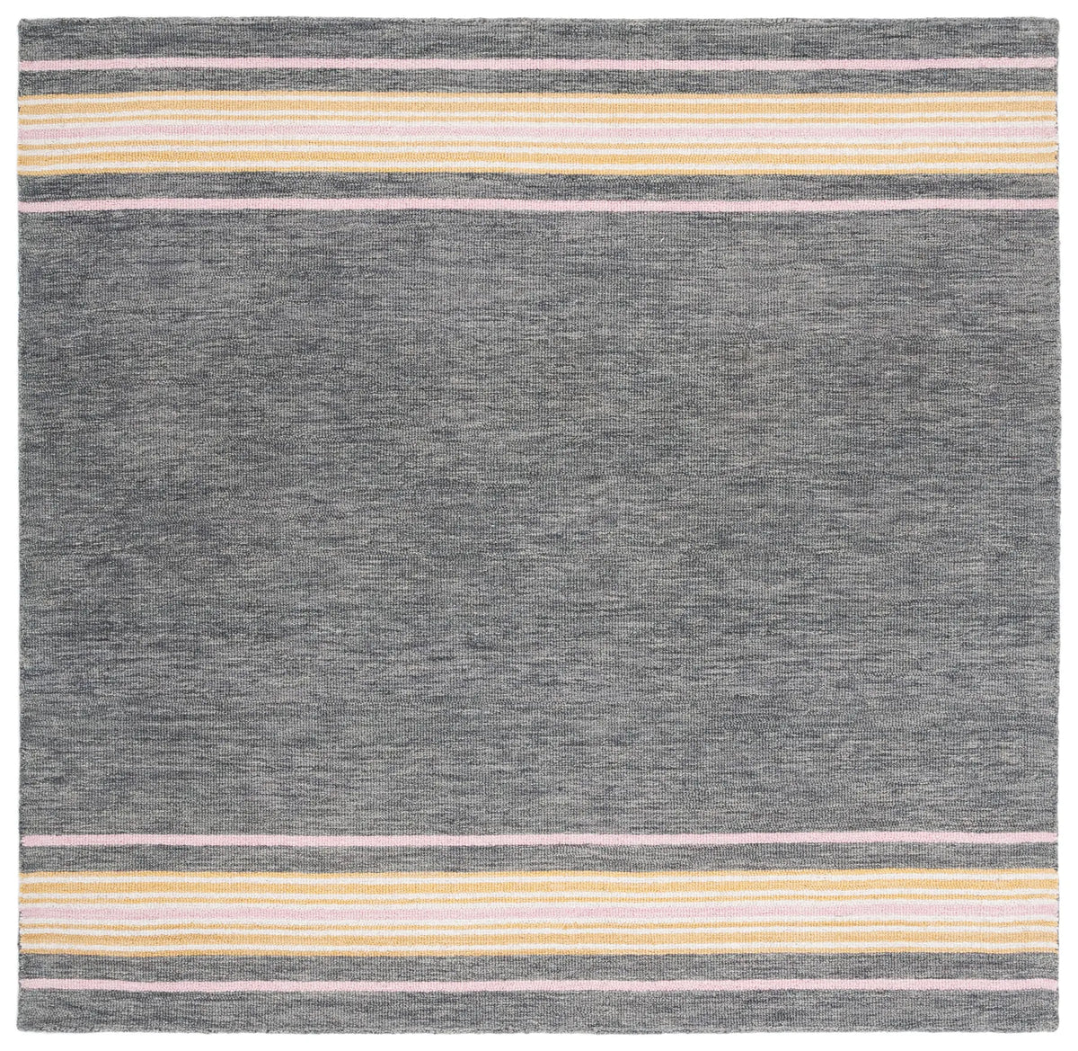 Safavieh Metro 6'-0" x 6'-0" Rug in Charcoal / Pink