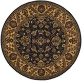 Safavieh Golden Jaipur 6'-0" x 6'-0" Rug in Black / Gold