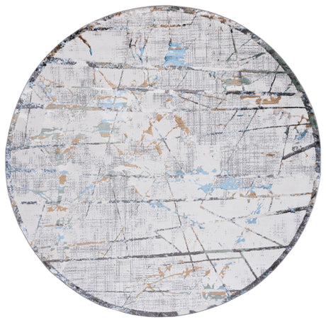 Safavieh Bel Air 6'-7" x 6'-7" Rug in Beige / Grey