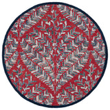 Safavieh Capri 5'-0" x 5'-0" Rug in Red / Green