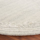 Safavieh Glamour 6'-0" x 6'-0" Rug in Silver / Ivory