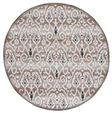 Safavieh Havana 6'-7" x 6'-7" Rug in Light Brown / Ivory