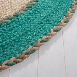 Safavieh Natural Fiber 5'-0" x 8'-0" Rug in Natural / Green
