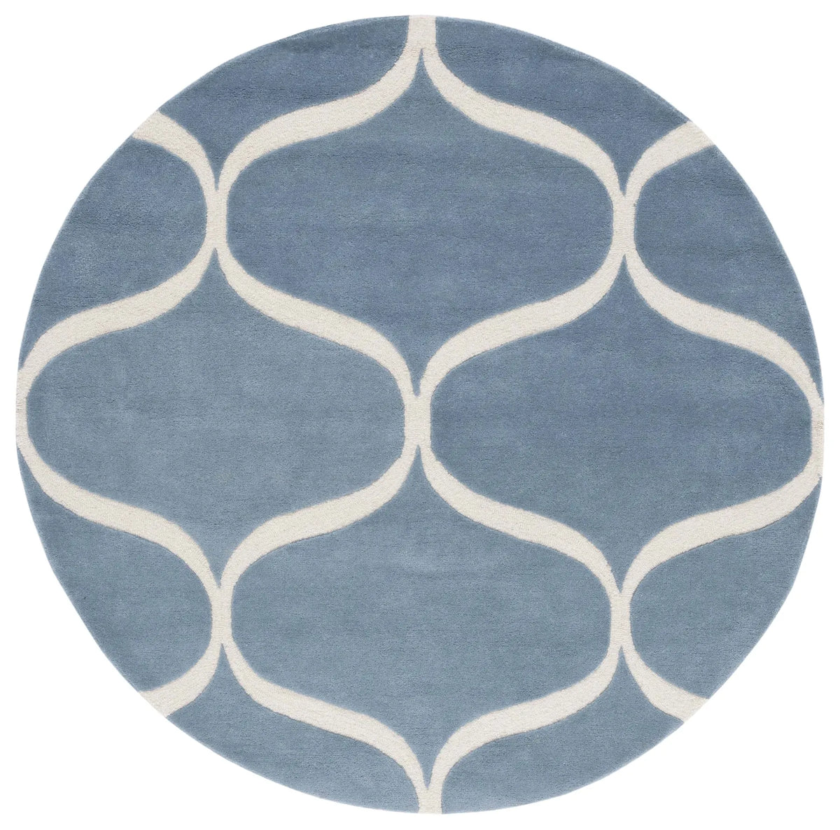 Safavieh Cambridge 6'-0" x 6'-0" Rug in Light Blue / Ivory