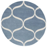 Safavieh Cambridge 6'-0" x 6'-0" Rug in Light Blue / Ivory