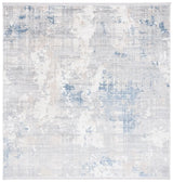 Safavieh Whisper 6'-7" x 6'-7" Rug in Grey / Blue Ivory