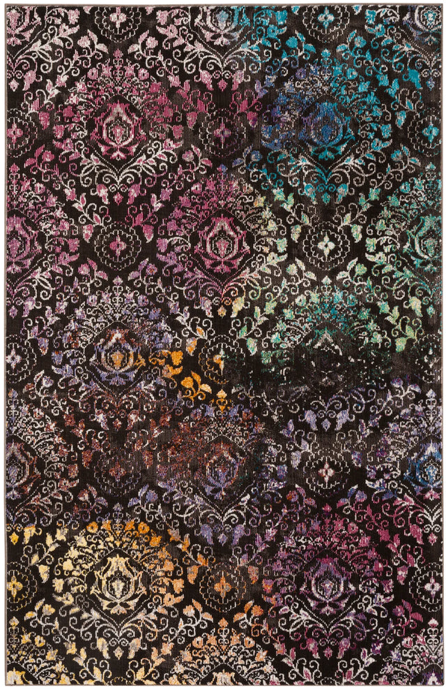 Safavieh Aria 4'-0" x 6'-0" Rug in Brown / Multi