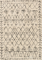 Loloi Emory EB-09 Heather Gray / Black Rug - main flat