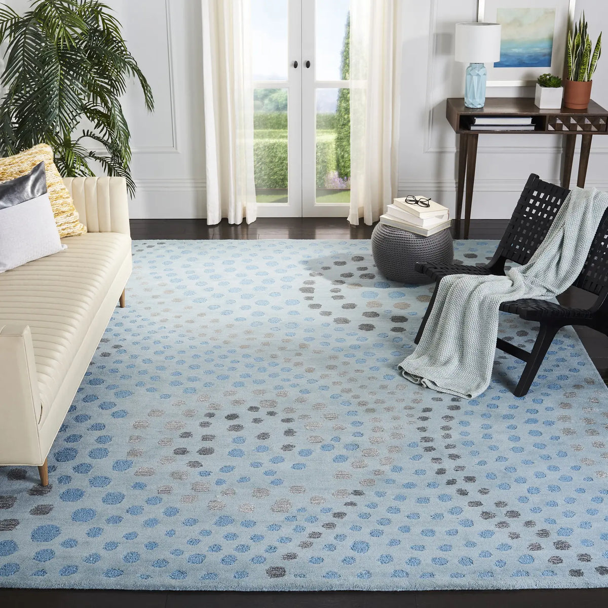 Safavieh Jardin 8'-0" x 10'-0" Rug in Blue / Grey