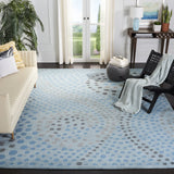 Safavieh Jardin 8'-0" x 10'-0" Rug in Blue / Grey