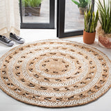 Safavieh Natural Fiber 3'-0" x 3'-0" Rug in Ivory / Natural