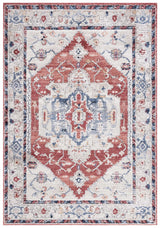 Safavieh Luna 4'-5" x 6'-5" Rug in Beige / Blue Rust
