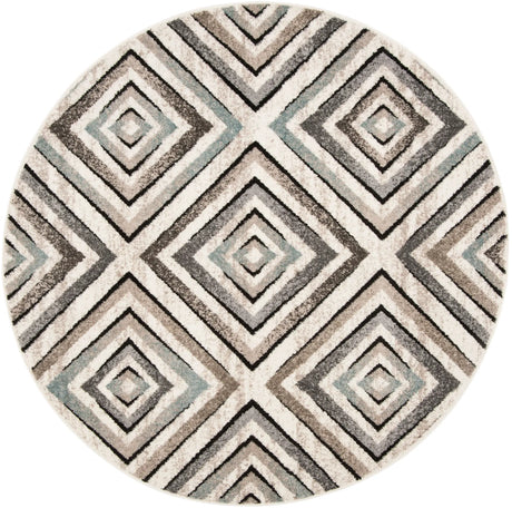Safavieh Amsterdam 6'-7" x 6'-7" Rug in Cream / Beige