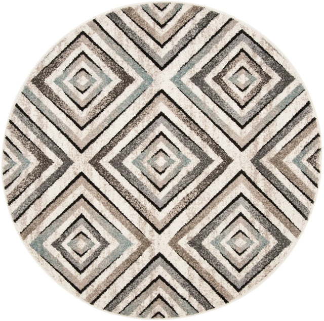Safavieh Amsterdam 6'-7" x 6'-7" Rug in Cream / Beige