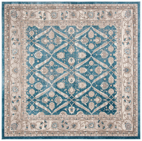 Safavieh Sofia 6'-7" x 6'-7" Rug in Blue / Beige