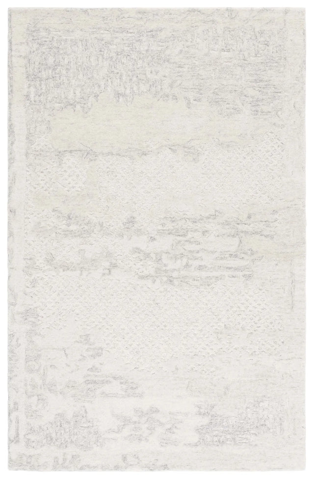 Safavieh Harvest 4'-0" x 6'-0" Rug in Silver / Ivory