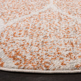 Safavieh Madison 5'-3" x 5'-3" Rug in Cream / Orange